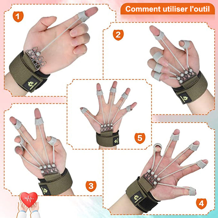 Silicone finger exercise trainer | Stornfield