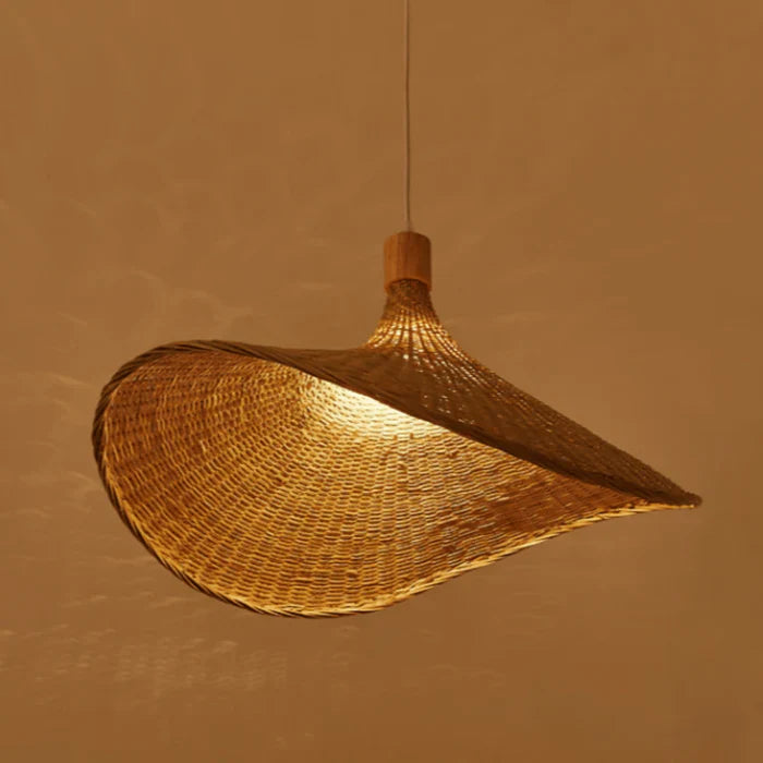 Wicker Pendant Lamp - RusticWeave | Stornfield