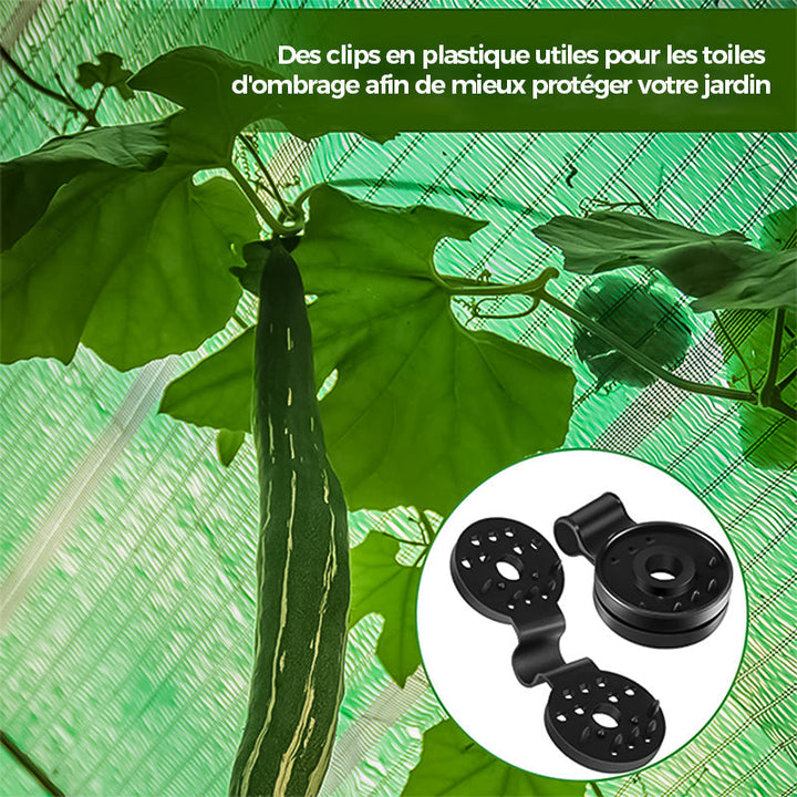 Plastic clips for shade cloth | Stornfield