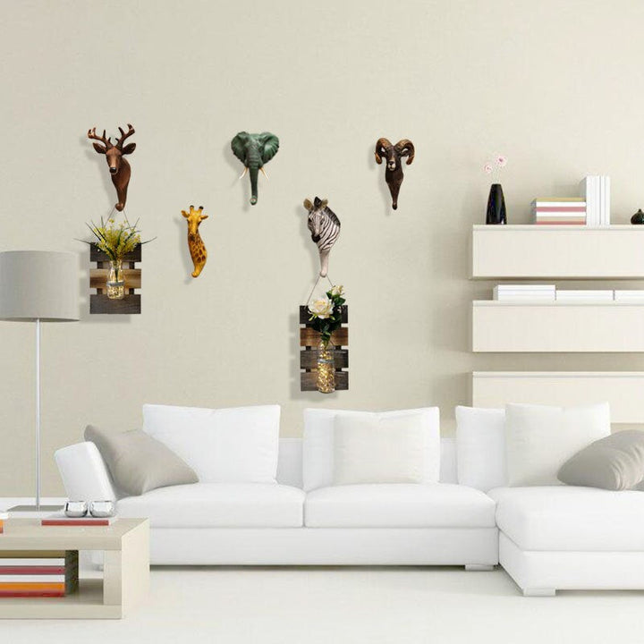 Retore Animal Wall Hanging Coat Hooks | Stornfield