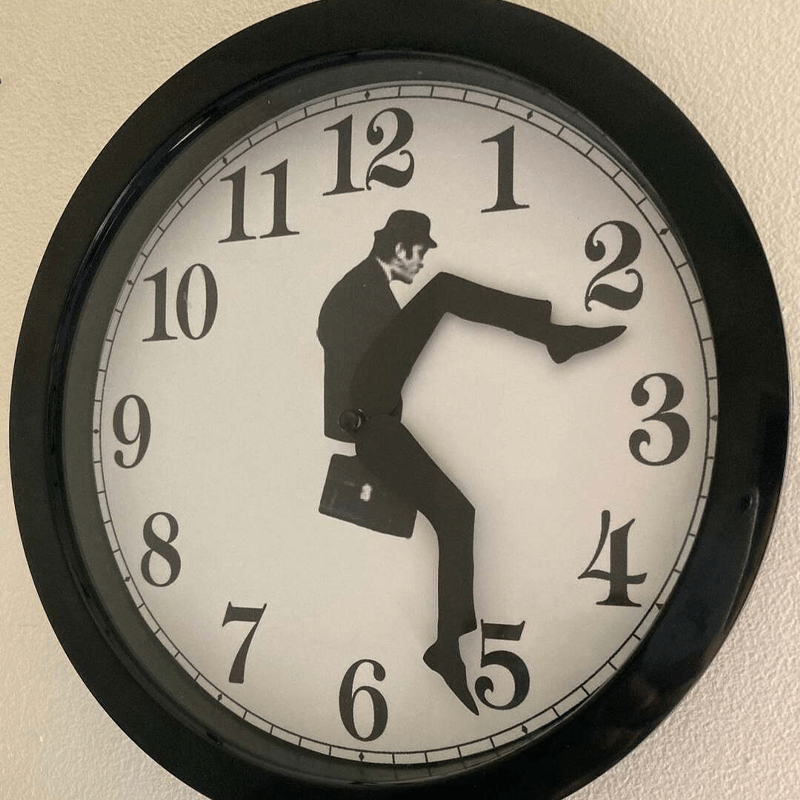 Ministry of Silly Walks Clock | Stornfield