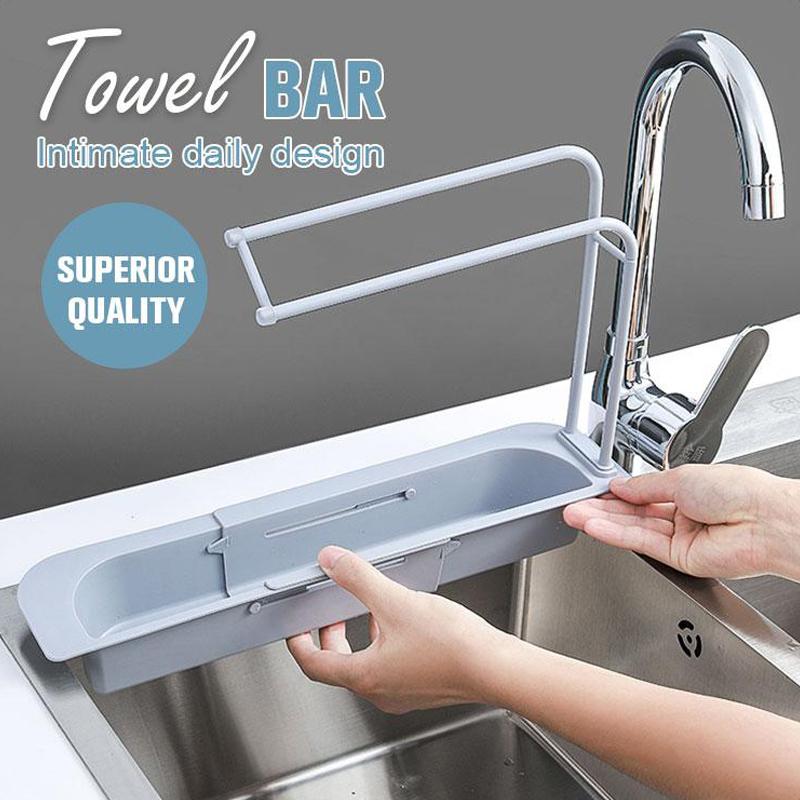 Telescopic sink storage rack | Stornfield