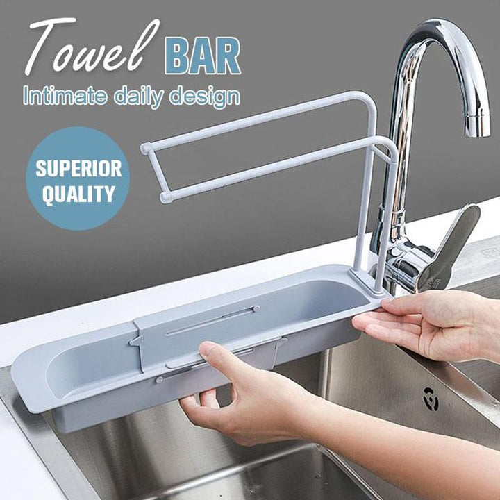 Telescopic sink storage rack | Stornfield
