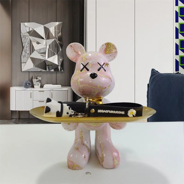 Stornfield | Bear Statue with Tray