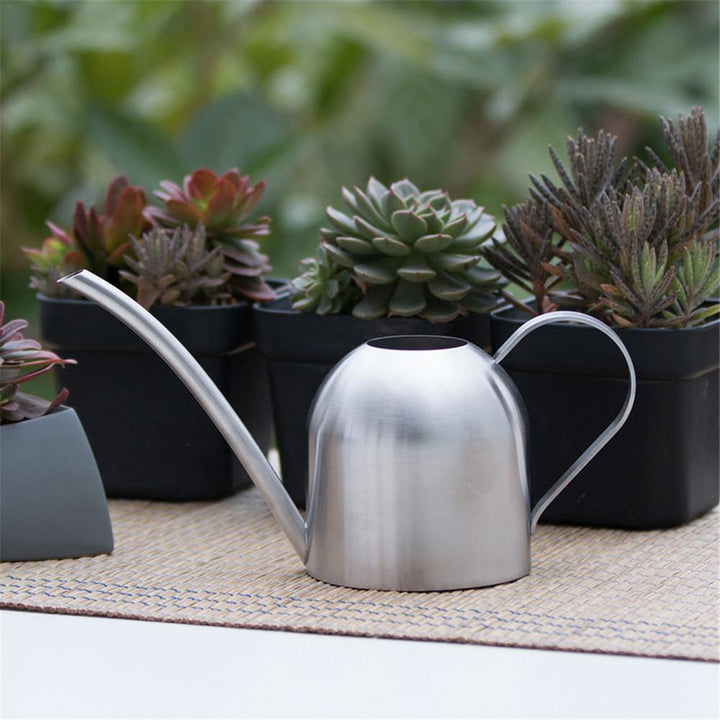 Stornfield | AquaGrace Stainless Steel Watering Can with Flexible Spout | Modern Design | Perfect Watering | Rust-Resistant