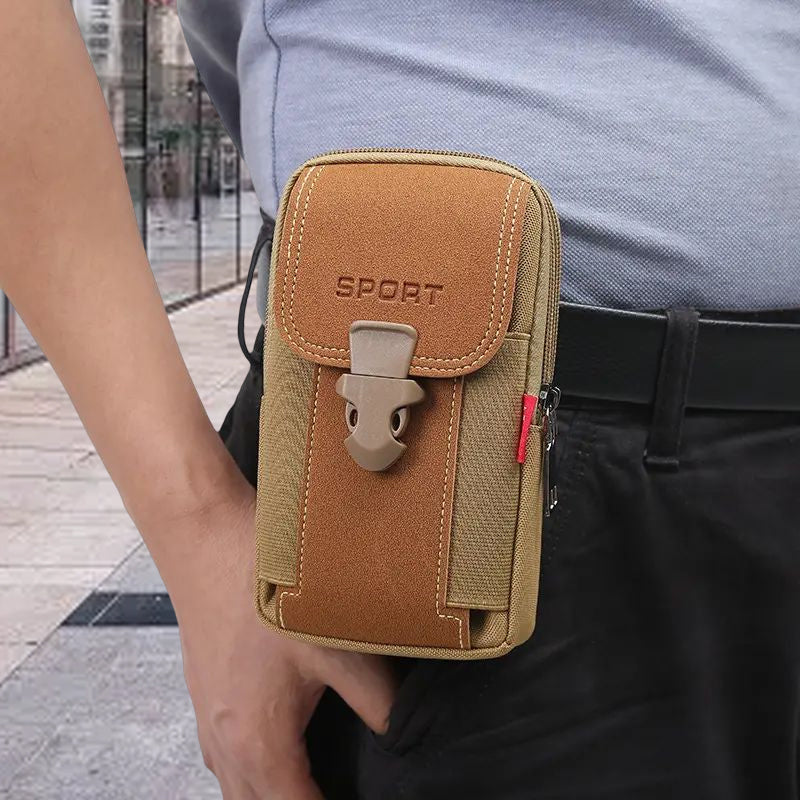 Multifunctional belt phone pouch for men | Stornfield