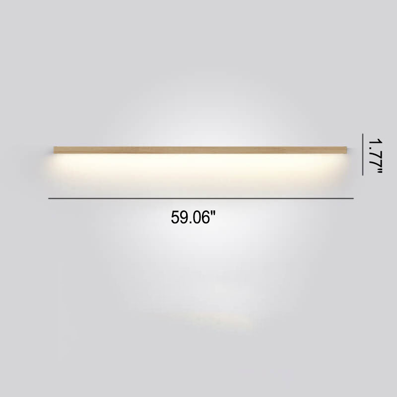 Stornfield | ZenBeam Japanese LED Wall Sconce | Solid Wood Design | Modern Accent Lighting