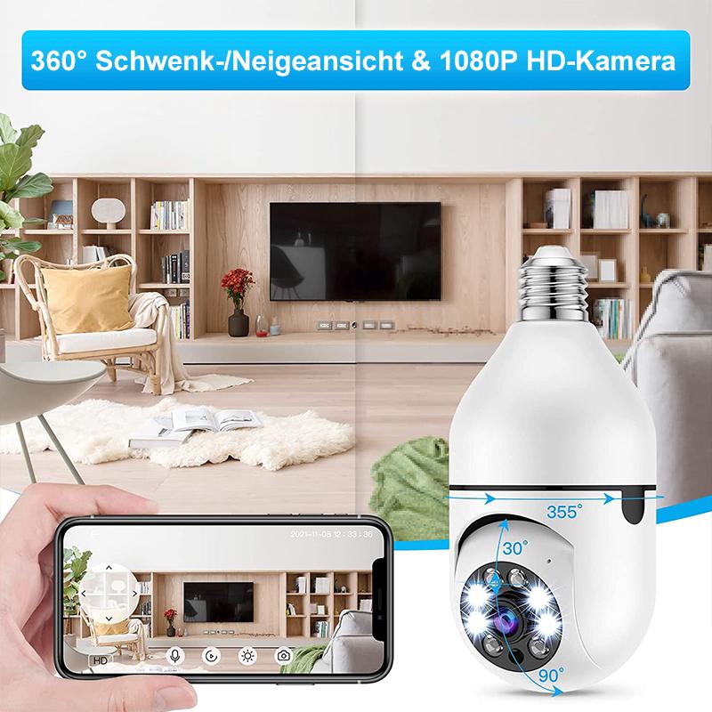 Intelligent wireless WiFi full-color camera with light bulb | Stornfield