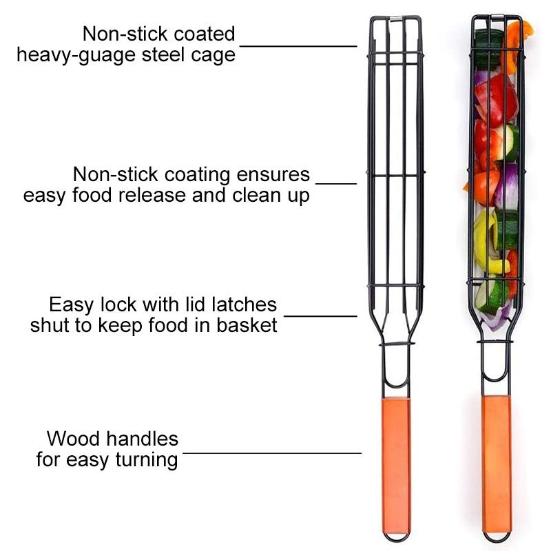 Reusable kebab grilling basket | Stornfield