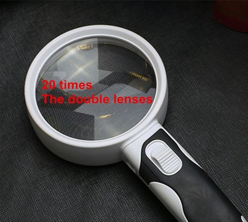 Stornfield | 20X optical magnifying glass with LED light