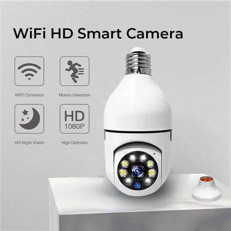 Wireless WiFi Light Bulb Security Camera | Stornfield