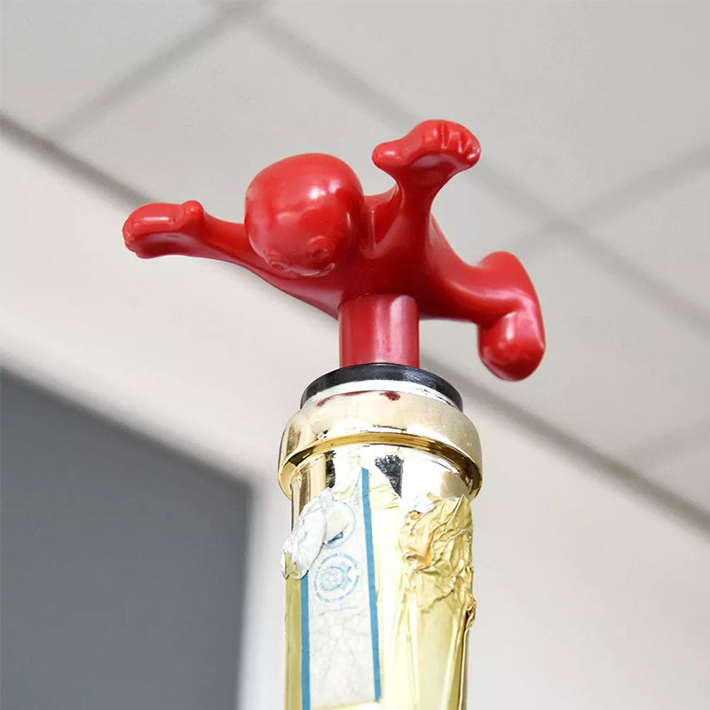 Happy Man Corkscrew - Bottle Opener, & Wine Stopper | Stornfield