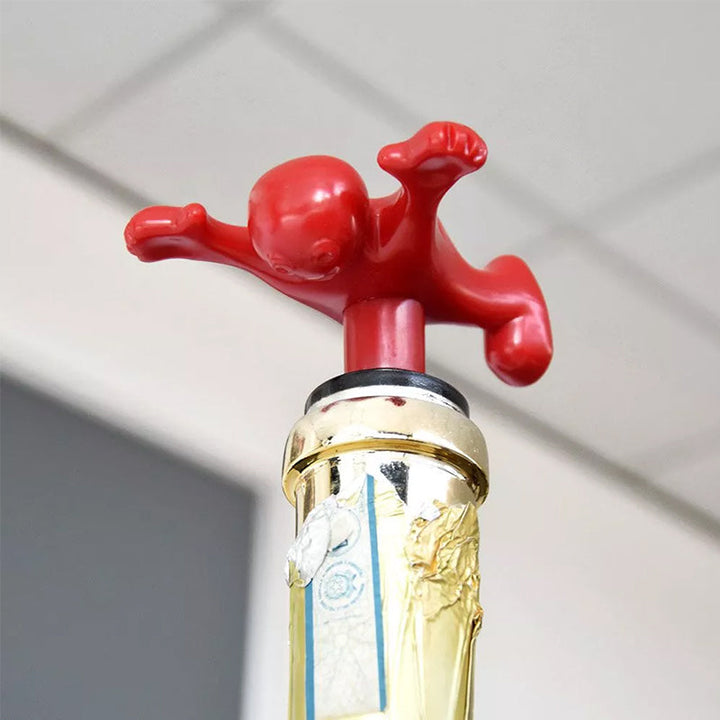 Happy Man Corkscrew - Bottle Opener, & Wine Stopper | Stornfield