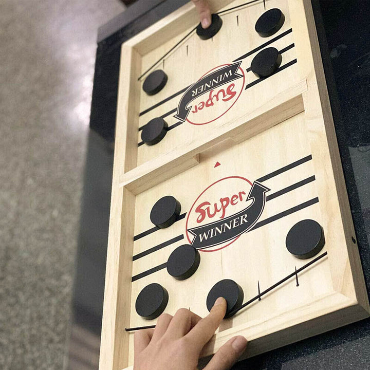 Stornfield | – Double Sided Reversible Sling Puck Board Game for Family