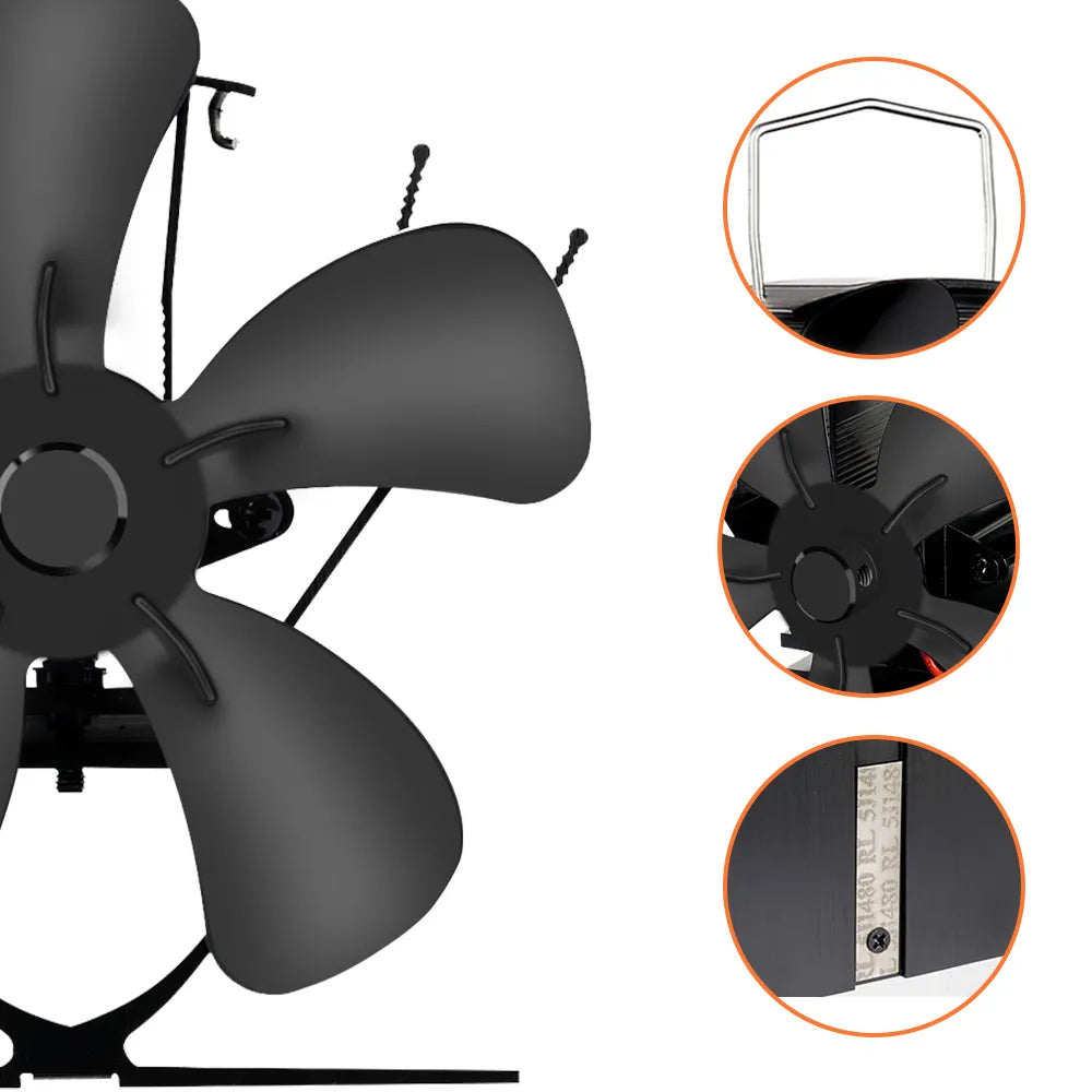 Stornfield | Best Wood Burner Stove Fan for Log Burning Fire Stove