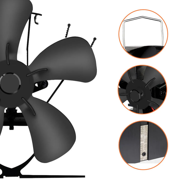 Stornfield | Best Wood Burner Stove Fan for Log Burning Fire Stove