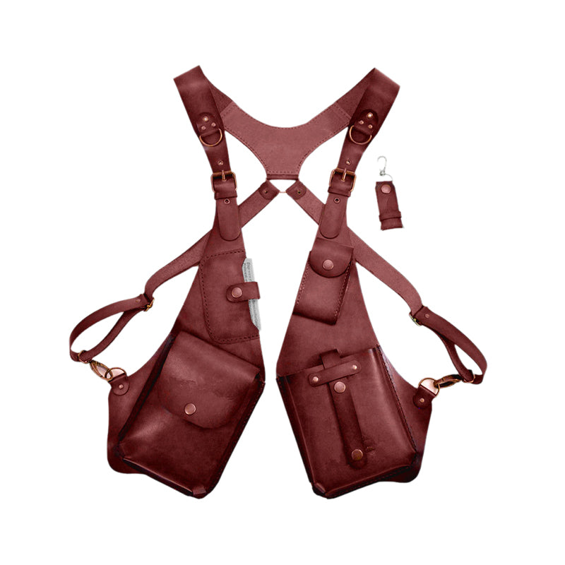 Medieval Steampunk shoulder bag with retro strap | Stornfield