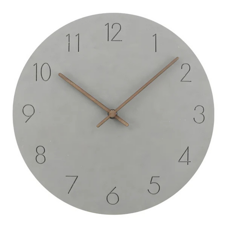 Large Wooden Wall Clock – Minimalist Design with Silent Movement | Stornfield
