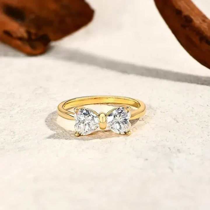 Stornfield | S925 Moissanite Feminine Bow Ring