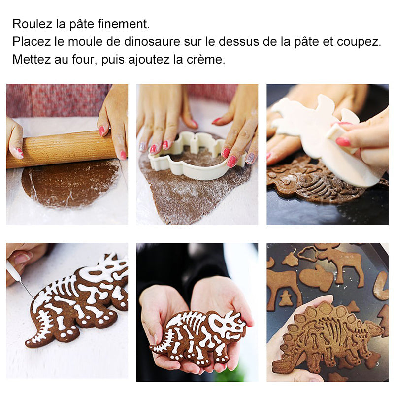 Dinosaur Cookie Molds (3-piece set) | Stornfield