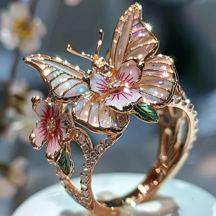 Butterfly flower ring | Stornfield