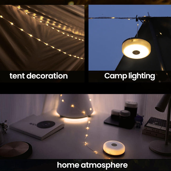Outdoor Waterproof Portable Stowable String Light 10m | Stornfield