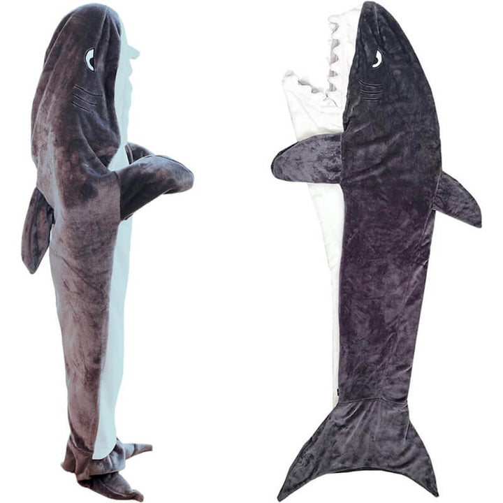 Plush Shark Blanket Hoodie – Comfortable Wearable Blanket | Stornfield