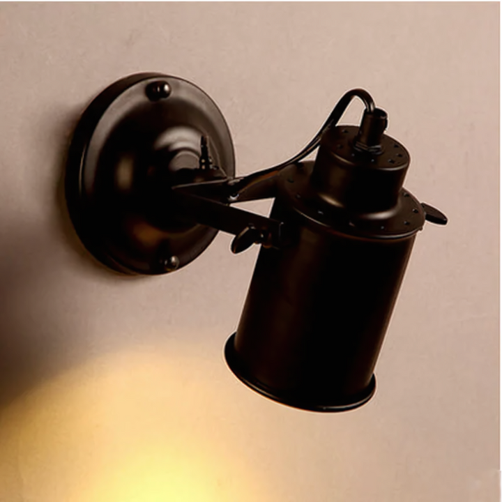 Adjustable Industrial Wall Lamp with Flexible Joint | Stornfield