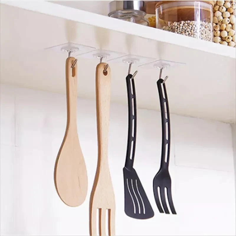 10 PCS Transparent Wall Hook Stornfield