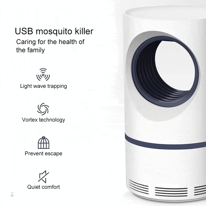USB Photocatalytic Mosquito Killer UV Lamp, Fly Bug Insect Trap Pest Killer Light | Stornfield