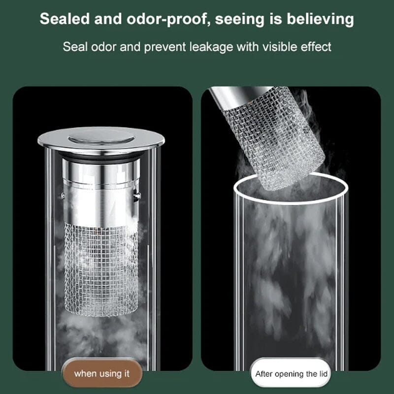 Drain filter stainless steel with pop-up mechanism | Stornfield
