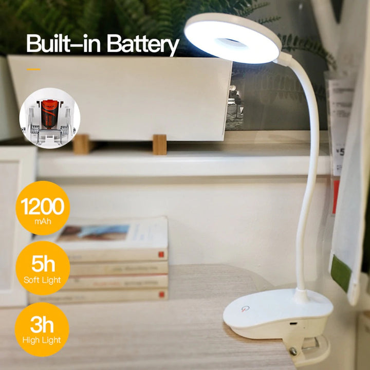 Stornfield | Cordless Clip-On Bedside Lamp