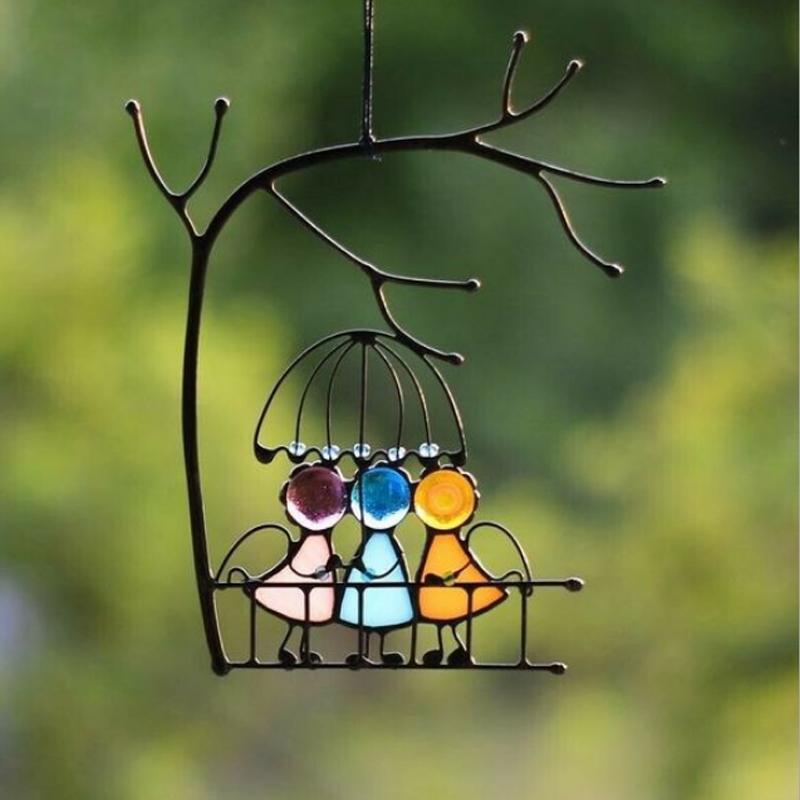 Stained Glass Hangings Sun Catcher Art Decoration Gift | Stornfield