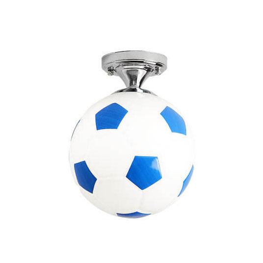 Stornfield | SportLume Creative Ceiling Light | Basketball & Football Design | Semi-Flush Mount | Glass Lamp