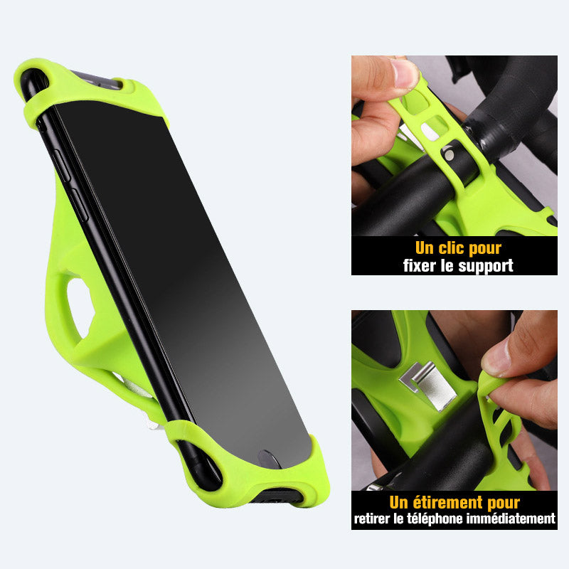 Universal Silicone Bicycle Phone Mount, Anti-Slip, Adjustable | Stornfield