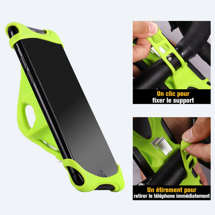 Universal Silicone Bicycle Phone Mount, Anti-Slip, Adjustable | Stornfield