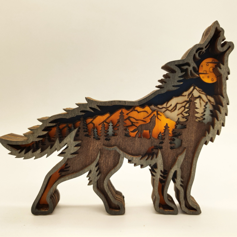 3D Creative Wooden Animal Carving Handcraft Gift | Stornfield