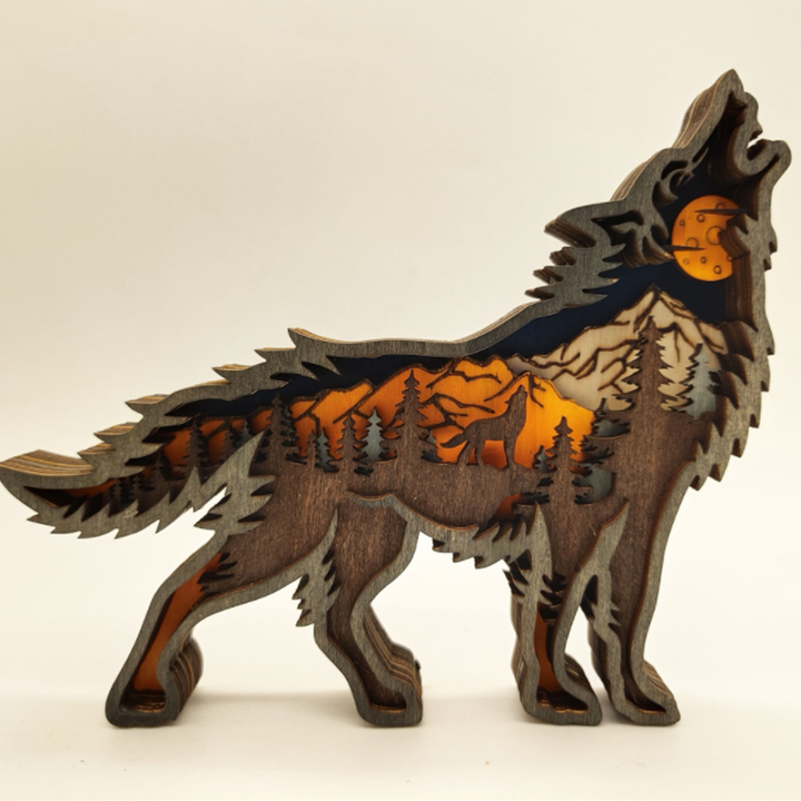 3D Creative Wooden Animal Carving Handcraft Gift | Stornfield