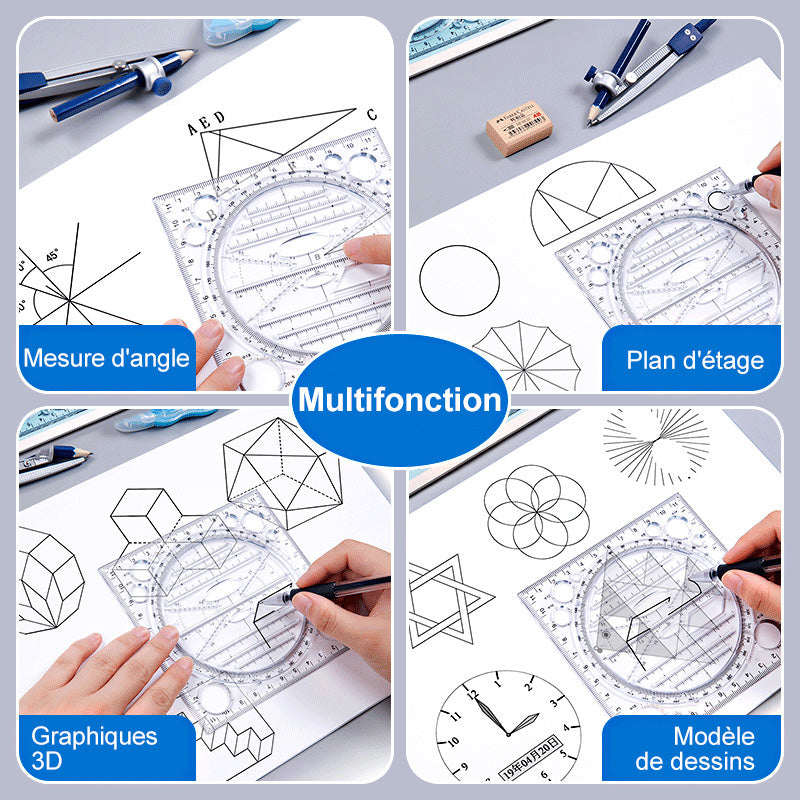 Multifunctional Drawing Ruler | Stornfield
