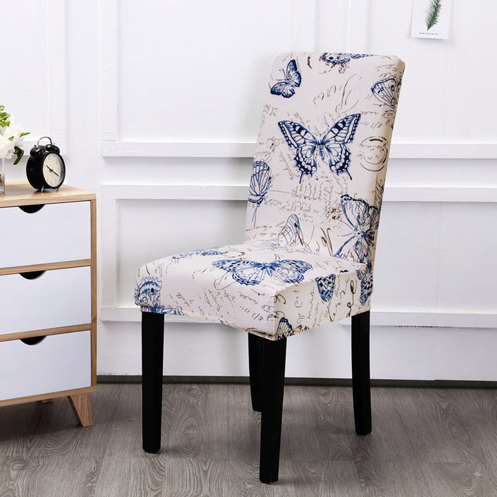 Multicolored spandex chair cover | Stornfield