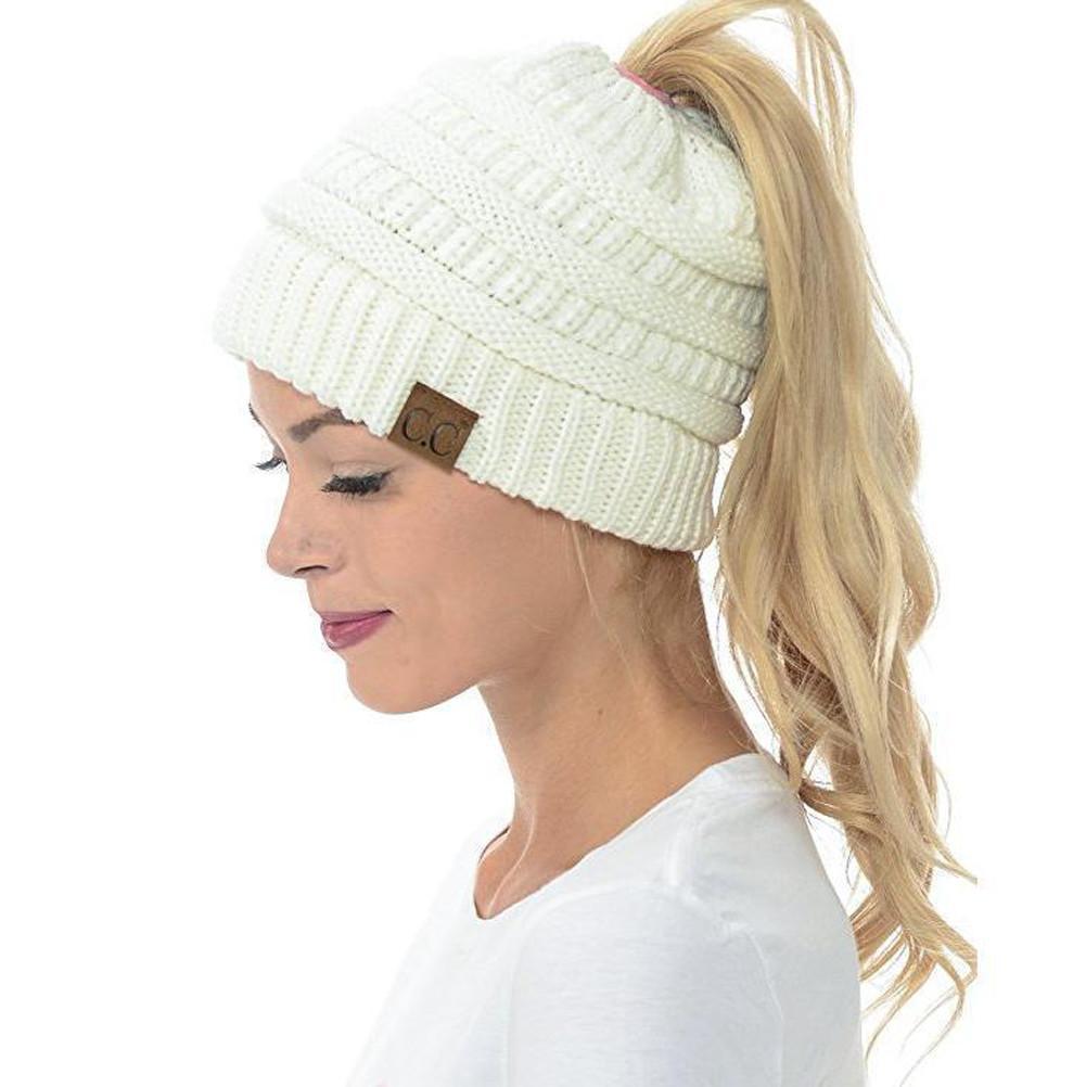 Knit Ponytail Beanie | Stornfield