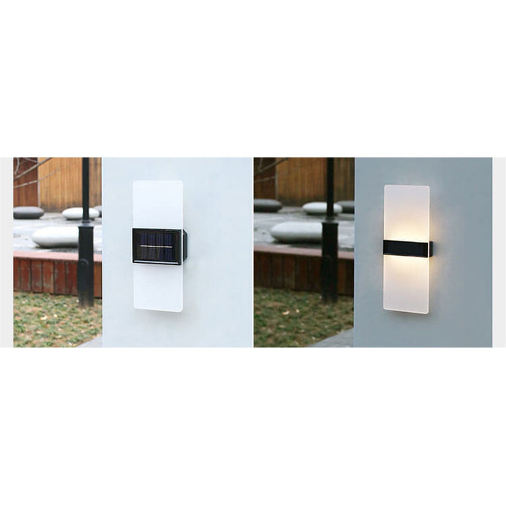 Stornfield | LumaZen Lampe Murale LED Solaire | Résistante aux Intempéries | Éclairage Extérieur Alimenté par Solaire | Décor de Jardin & Patio