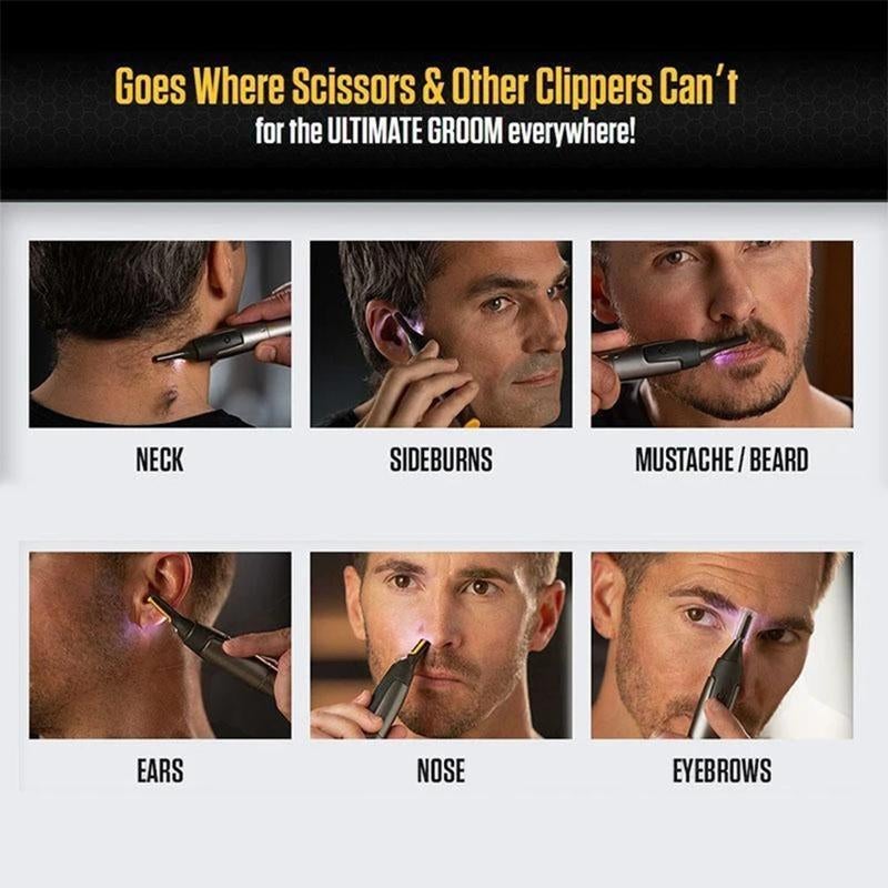 Stornfield | Ultra-Thin Precision Trimmer – Professional Grooming for Beard, Nose & Eyebrows