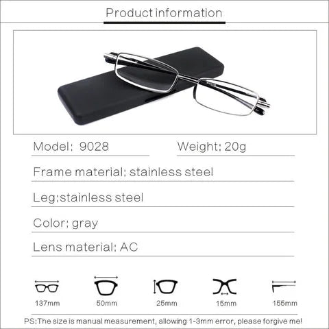 Stornfield | Compact Mens & Ladies Folding Reading Glasses