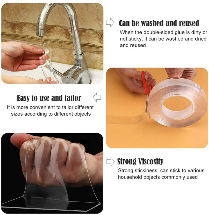 Stornfield 3-Meter Transparent Magic Double-Sided Tape