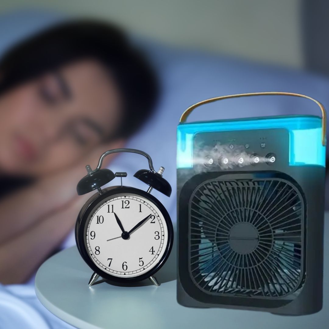 3-in-1 Air Cooler Humidifier | Portable, Adjustable Fan Speeds & Ideal for Bedrooms, Offices & Small Spaces | Stornfield