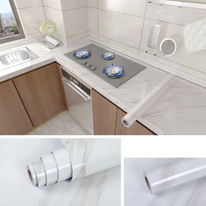MarbraGuard – Self-adhesive oil-resistant kitchen film Stornfield