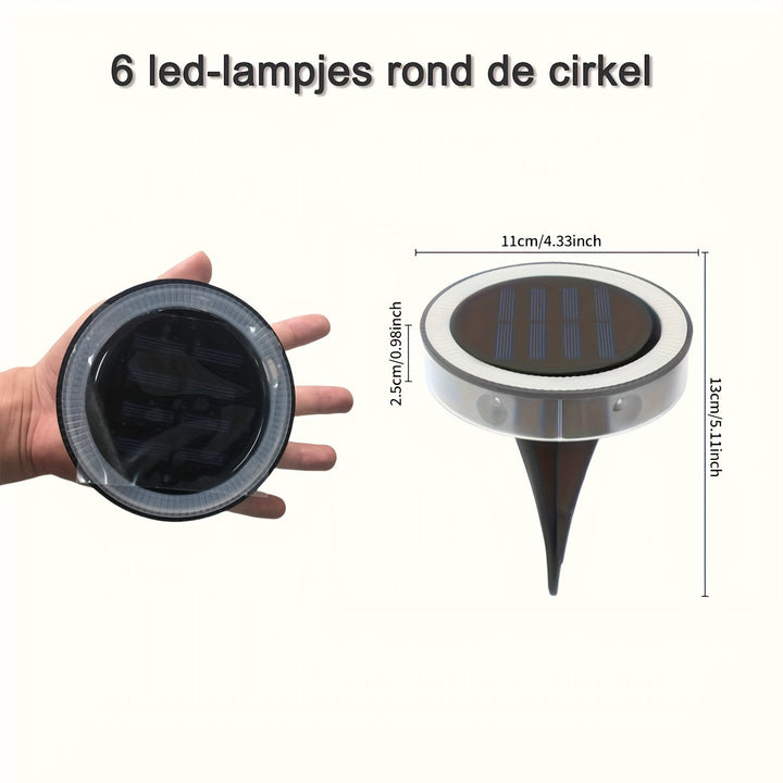 SolarGlow – 6 LED Garden Lighting Outdoor | Stornfield