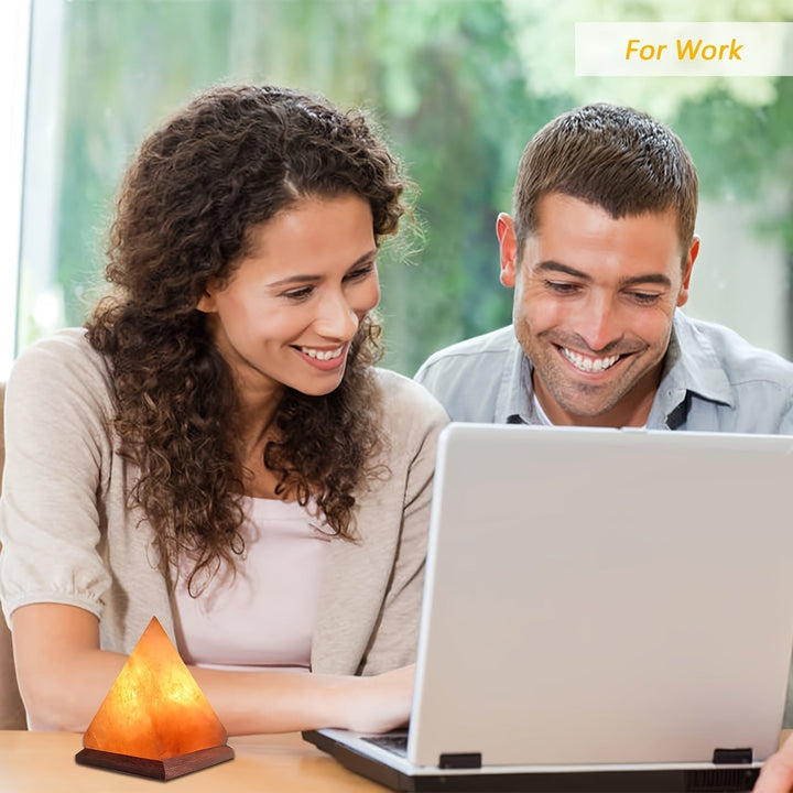 Stornfield | Salt Lamp - Handcrafted Himalayan Salt Lamp with 8 Color Changing LED, USB Powered
