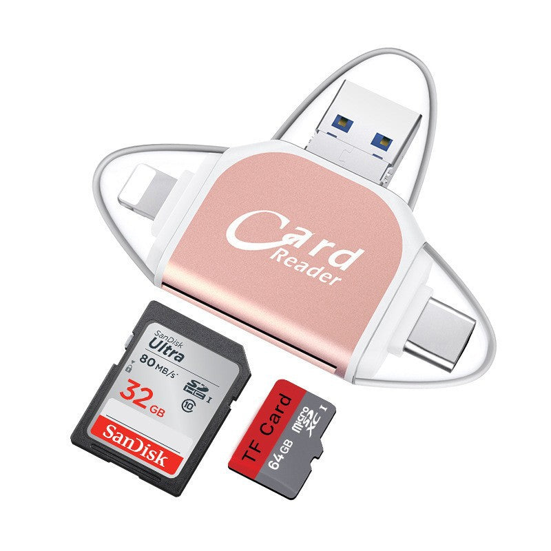 Multi-Port 4-in-1 Universal SD TF Card Reader | Stornfield